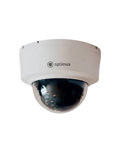 IP-S025.0(2.8)P_V.1. Видеокамера IP купольная. Optimus в Вологде