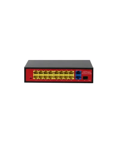 PND-16P-2G1F Lite (180W). Коммутатор неуправляемый 18-портовый с PoE. Polyvision в Вологде