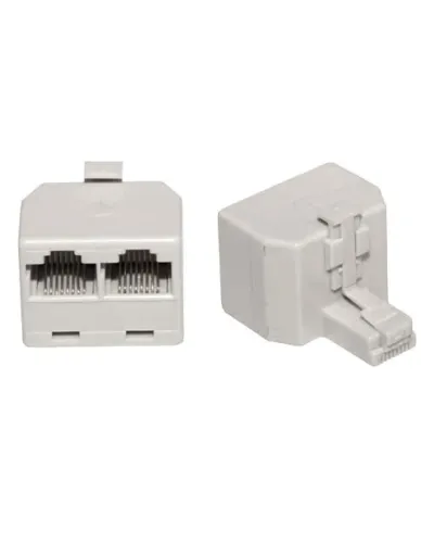 Двойник компьютерный UTP RJ-45(8P8C) (штекер - 2 гнезда) REXANT (03-0102): Кабельный соединитель в Вологде