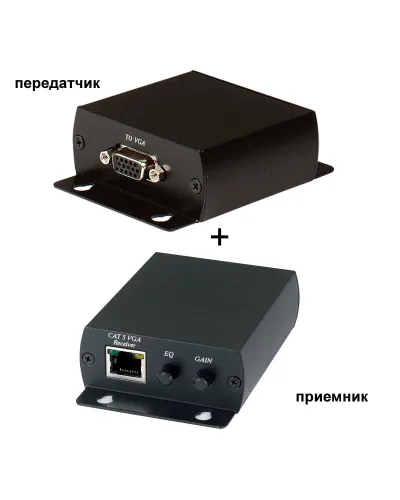 TTA111VGA. Комплект активный приемник + активный передатчик VGA-видеосигнала. SC&T в Вологде