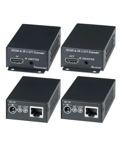 HE02EI. Комплект для передачи HDMI-сигнала с ИК-повторителем. SC&T в Вологде