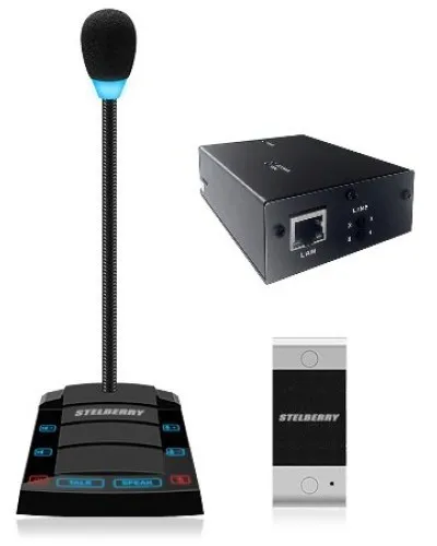 SX-510/1. Устройство переговорное клиент-кассир, дуплексное, с записью переговоров. STELBERRY в Вологде