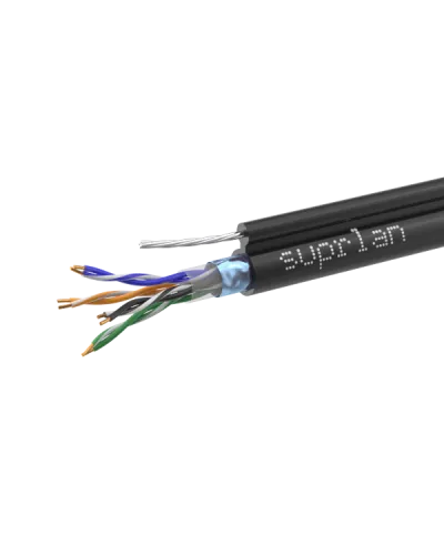 FTP Cat.5e 4x2xAWG24 Cu PE Outdoor T-FG8 (трос) Standard (01-1026-1). Кабель «витая пара» (LAN) для структурированных систем связи. SUPRLAN в Вологде