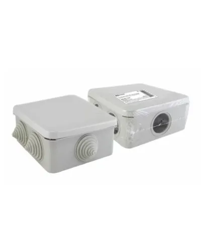 Коробка ОП 100х100х50мм, крышка, IP55, 6 вх. (SQ1401-1255). Распаячная коробка. TDM ЕLECTRIC в Вологде