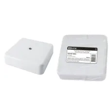 Коробка КР 75х75х20 ОП белая, IP40 (SQ1401-0903). Распаячная коробка. TDM ЕLECTRIC