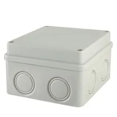 Коробка ОП 110х110х70мм, крышка на винтах, IP55, 8вх., без гермовводов (SQ1401-0814). Распаячная коробка. TDM ЕLECTRIC