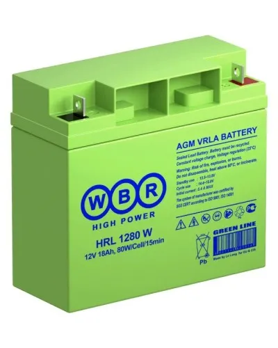 WBR HRL1280W. Аккумулятор герметичный свинцово-кислотный. WBR в Вологде
