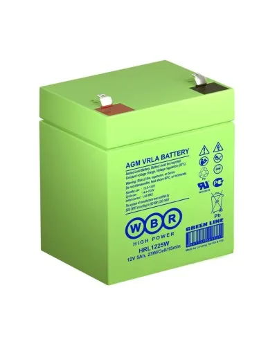 WBR HRL1225W. Аккумулятор герметичный свинцово-кислотный. WBR в Вологде