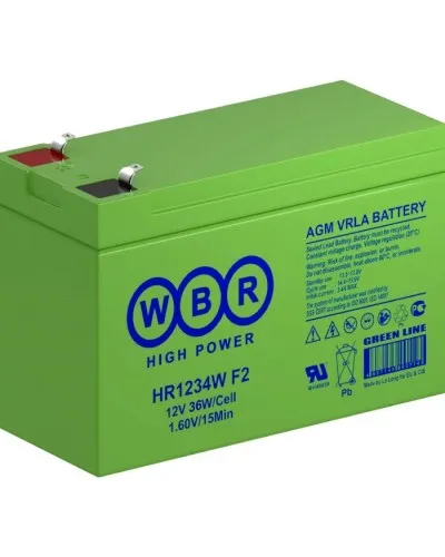 WBR HR1234W F2. Аккумулятор герметичный свинцово-кислотный. WBR в Вологде