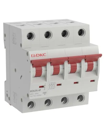 YON max MD63N 4P 32А 6кА C (MD63N-4PC32). Автоматический выключатель. ДКС в Вологде