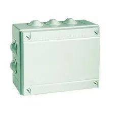 Коробка ответвительная с кабельными вводами IP55, 240х190х90 (54201). Коробка ответвительная с кабельными вводами 2х40 мм + 6х32 мм. ДКС