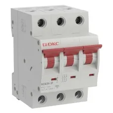 YON max MD63N 3P 40А 6кА C (MD63N-3PC40). Автоматический выключатель. ДКС