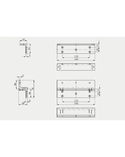 L+Z кронштейн для EMC 600 ALH. L+Z кронштейн для EMC 600 ALH. dormakaba в Вологде