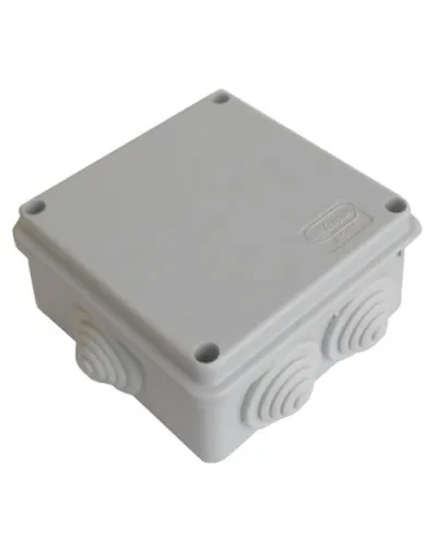 Коробка JBS100 100х100х55, 6 вых., 6P (1,5…4мм²) серая (43117HF-GR). Коробка монтажная, огнестойкая, без галогена. Экопласт в Вологде