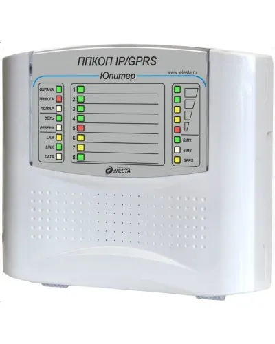 Юпитер-1831 (8 IP/GPRS), пластик. Прибор приемно-контрольный охранно-пожарный. Элеста в Вологде