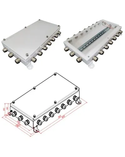 КМ IP66-2040. Коробка монтажная электротехническая. Гефест в Вологде
