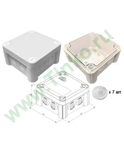 КМ-1212(П)-IP55. Коробка монтажная. Гефест в Вологде