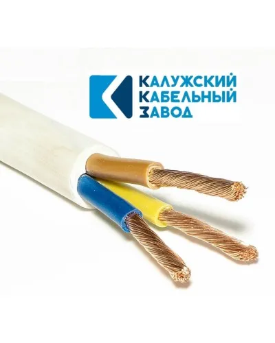 ПВС 3х10,0 белый ГОСТ ККЗ. Провод со скрученными жилами. ККЗ (Калужский Кабельный Завод) в Вологде