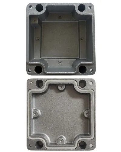 МКС Мороз, глухая, IP66/IP68, серый. Коробка коммутационная металлическая. Магнито-Контакт в Вологде