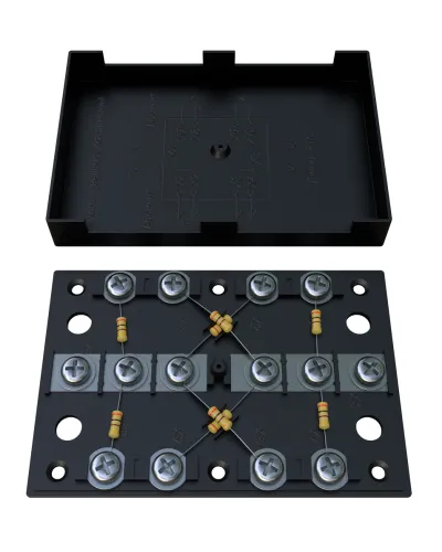 KRA-4 75 Om black (MEC42102). Коробка на 4 абонента. МЭК-Электрика в Вологде