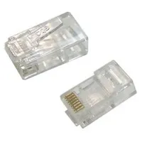 RJ-45 джек (8P8C) (100 шт). Разъем RJ-45. Прочие зарубежные