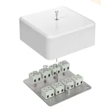 Коробка огнестойкая 103х103х45 для кабель-канала (40-0470-FR6.0-6). Коробка огнестойкая для кабель-канала. Промрукав