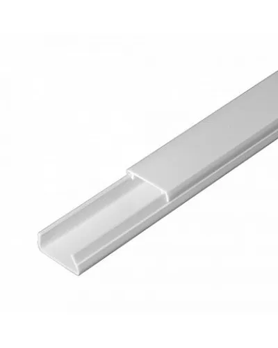 Короб 20х10 (Промрукав) (PR.0325203). Кабель-канал с двойным замком белый 20х10. Промрукав в Вологде