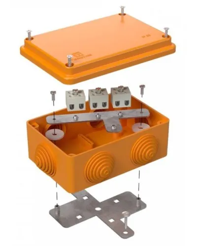 Коробка огнестойкая 120х80х50 (40-0340-FR1.5-6). Коробка огнестойкая для открытой установки. Промрукав в Вологде