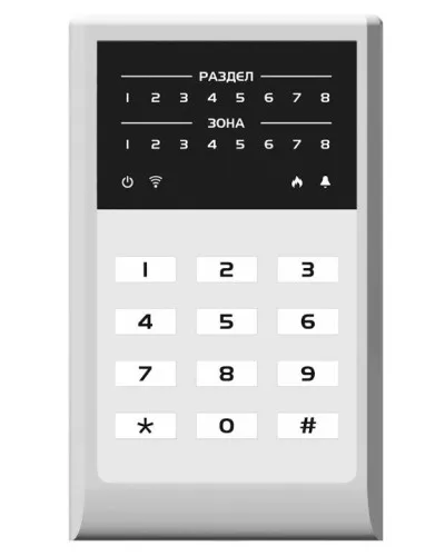 МИРАЖ-КД-04 (grey). Кнопочная кодовая панель. Стелс НПП в Вологде
